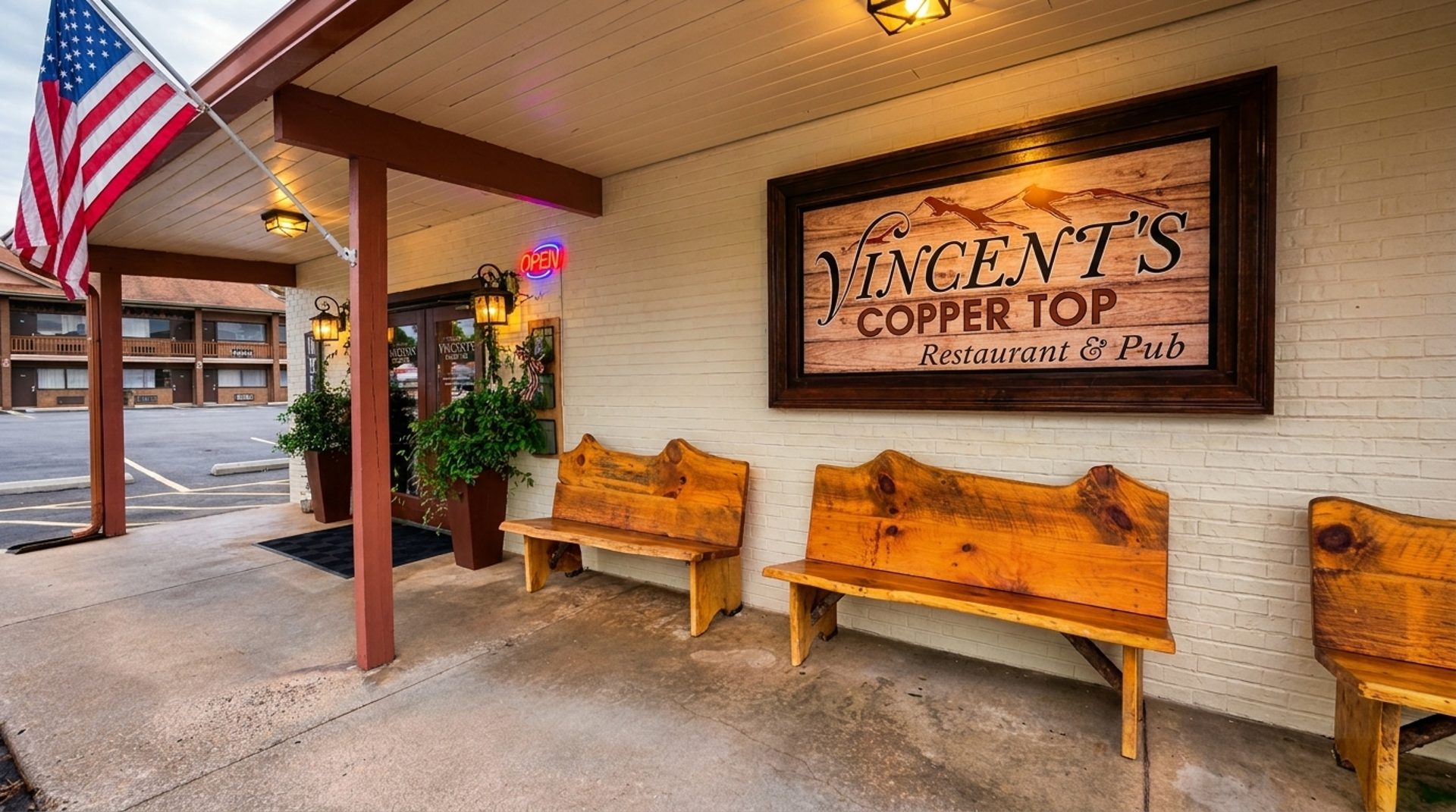 Give a meal at the Coppertop